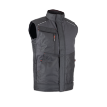 Bodywarmer cratere gris nuit/noir