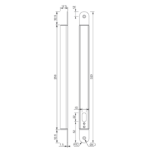 Passe-câble encastré avec ouverture izyx
