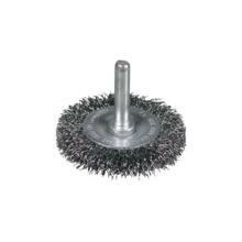 Brosse circulaire sur tige fil ondule