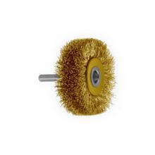 Brosse circulaire sur tige fil ondule