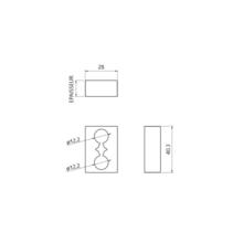 Cale pour loira+ avec vis d'ancrage