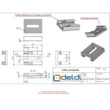 Câle rupture thermique pour équerre