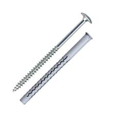 Cheville nylon + vis tête large