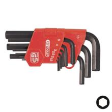 CLE MALE 6 PANS COURTE BRUNIE (JEU DE 9) (vignette) Cle male 6 pans courte brunie (jeu de 9)