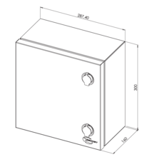 Coffret métal étanche sewosy