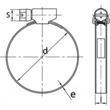Collier de serrage acier zg