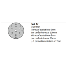 Disque abrasif sur support fibre