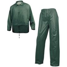 Ensemble de pluie polyester enduit pvc en400 vert