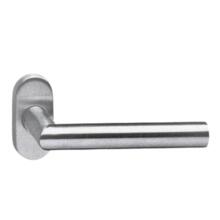Ensemble sur rosace ovale " elsa angle vif " inox 304