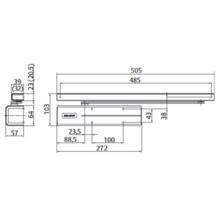 Ferme porte dc700