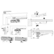 Ferme porte ts2000nvbc s/bras