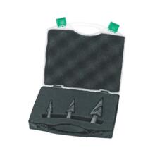 Foret etage hss queue cylindrique 3 meplats (coffret de 3)