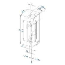 Gâche électrique pour serrure fuhr