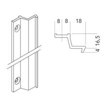 Gâche fermeture en applique 6150