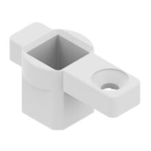 Gâche pour crémone pompier encastrée