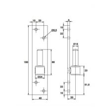 Gond sur plaque renforce