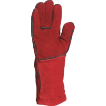 Gant soudeur croute de cuir anti-chaleur ca615k