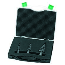 FORET ETAGE HSS QUEUE CYLINDRIQUE 3 MEPLATS (COFFRET DE 3) (vignette) Foret etage hss queue cylindrique 3 meplats (coffret de 3)