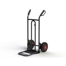 DIABLE ACIER A BAVETTE MIXTE 250 KG - ROUES PNEUMATIQUES (vignette) Diable acier a bavette mixte 250 kg - roues pneumatiques