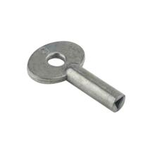 CLE POUR CADENAS ARTILLERIE ZAMAK TRIANGLE 5MM (vignette) Cle pour cadenas artillerie zamak triangle 5mm