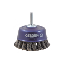 BROSSE COUPE SUR TIGE DE 6 MM Ø65 MM ACIER TORSADÉ 0,50 MM (vignette) Brosse coupe sur tige de 6 mm ø65 mm acier torsadé 0,50 mm