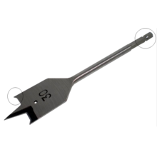 Meche a bois plate a queue 6 pans