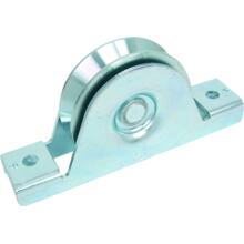 Roue a support a encastrer gorge triangulaire