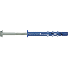 Cheville nylon avec vis tete hexagonale ff1