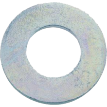 RONDELLE PLATE MOYENNE TYPE "M" SERIE MN ACIER ZN BLANC (vignette) Rondelle plate moyenne type "m" serie mn acier zn blanc