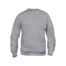 SWEATSHIRT BASIC ROUNDNECK GRIS CHINE (vignette) Sweatshirt basic roundneck gris chine