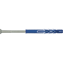 Cheville nylon cadre polyvalente vis tete fraisee ff1