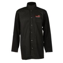 Veste coton avec manches croute de cuire