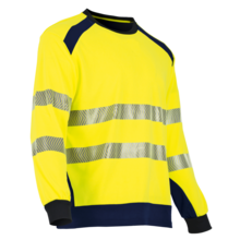 Tee shirt manche longue haute visibilite clarte jaune