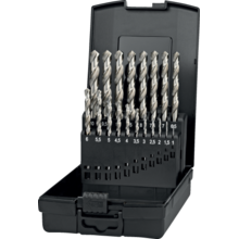 FORET QUEUE CYLINDRIQUE HSS SERIE COURTE "11.430" (COFFRET) (vignette) Foret queue cylindrique hss serie courte "11.430" (coffret)