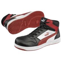 CHAUSSURE FRONTCOURT BLK/WHT/RED MID S3L ESD FO HRO SR (vignette) Chaussure frontcourt blk/wht/red mid s3l esd fo hro sr