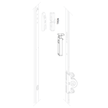 Houssette de porte débrayable