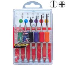 Jeu de 6 tournevis précision plat et ph