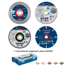 Kit 9 disques 76 mm + mini l-boxx