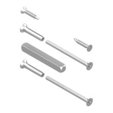 Kit de fixation carre de 7 pour sarena