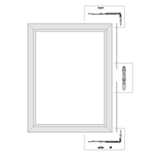 Kit levier bidirectionnel rva pour semi-fixe