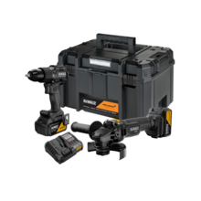 Kit perc viss à percussion + meuleuse 125mm mclaren 18v 5ah - dck2223mp2t