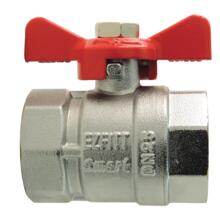 Vanne a sphere femelle/femelle papillon "smart"