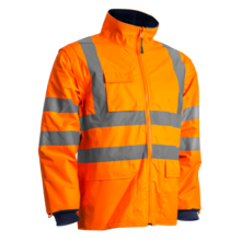 Parka multicouches kanata 4/1 orange/marine