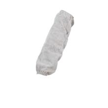 Manchette soudeur en croute de cuir gris clair la paire