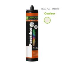 Mastic silicone prestige colour ton blanc cart300ml