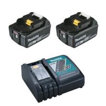 Pack energie li-ion 18v 2x5ah + chargeur simple dc18rc