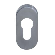 Paire de rosace inox ovale