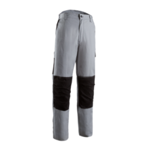Pantalon chonco gris coton (vignette) Pantalon chonco gris coton