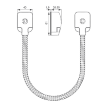 Passe-câble applique bornier izyx