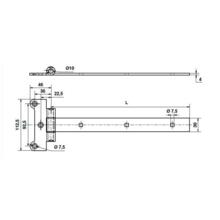 Penture festonee type f 30x4